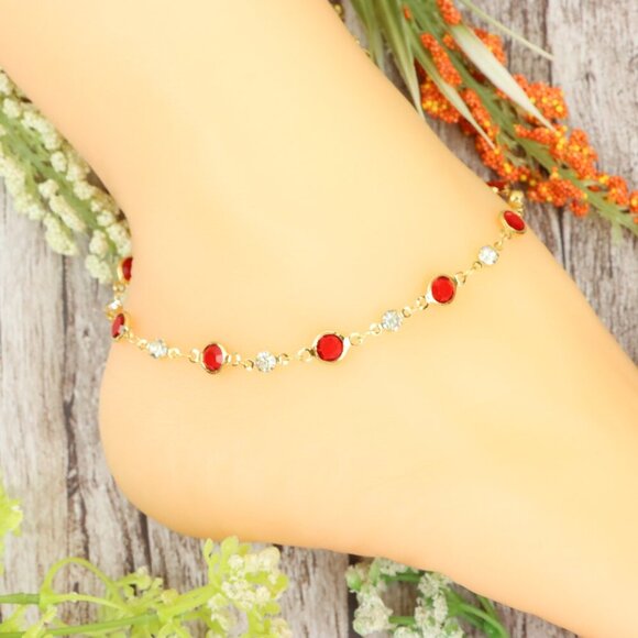 "Dainty Anklet for Women – Elegant Everyday Jewelry & Perfect Gift | MLCRC1613 - Picture 10 of 10